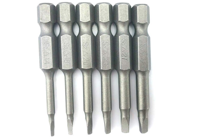 Silverhill Tools ABSTR6 6pc Triangle Head Bit Set (Power Bit Style) TA14, TA18, TA20, TA23, TA27, TA30) - Image 2